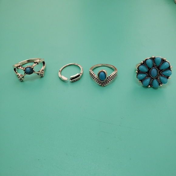 ❌️SOLD❌️Turquoise ring bundle! - Picture 6 of 7